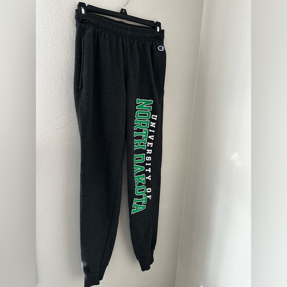 University of North Dakota (UND) sweatpants. Champion brand.  Great condition!